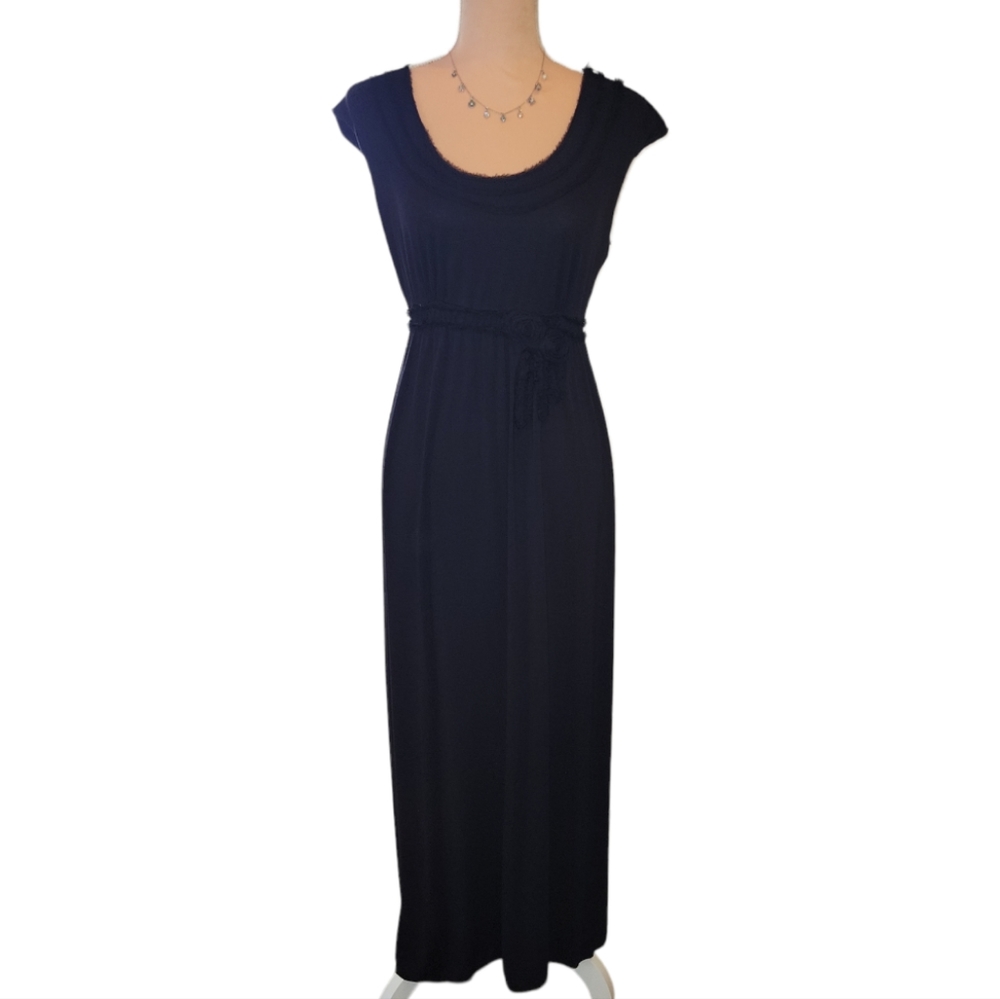 Max Edition Black Sleeveless Maxi Size Medium